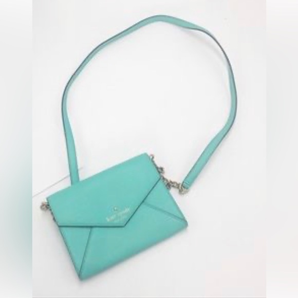 “Breakfast at Tiffany” Blue Kate Spade Envelope Crossbody - Picture 8 of 8